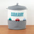 Little Cars- Grey Rope Basket With Lid
